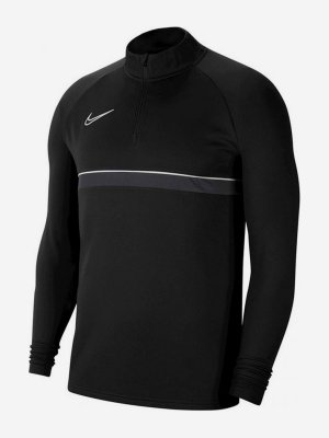 Джемпер футбольный мужской Dri-FIT Academy, Черный Nike. Цвет: черный