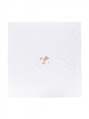 Квадратное одеяло с принтом Il Gufo. Цвет: белый