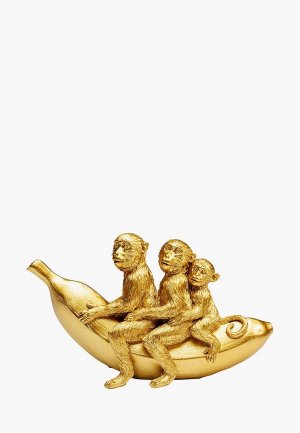 Фигурка декоративная KARE Design Банан 20*12*7 см. Цвет: золотой