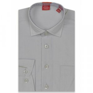 Школьная рубашка , размер 98-104, серый Imperator. Цвет: светло-серый/серый