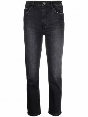 Укороченные джинсы Current/Elliott. Цвет: черный