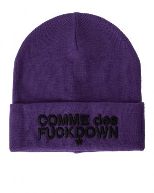 Шапка COMME des FUCKDOWN. Цвет: фиолетовый