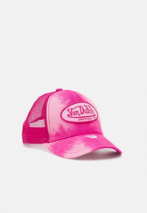 Кепка Trucker Boston Unisex , розовый Von Dutch