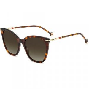 Солнцезащитные очки CAROLINA HERRERA, коричневый Herrera. Цвет: коричневый