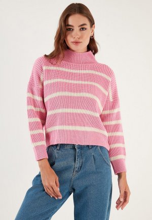 Вязаный свитер , цвет pink cream LELA