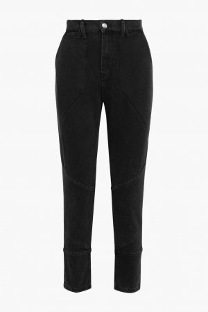 Укороченные джинсы Mattie с завышенной талией и узкими штанинами Iro, черный IRO
