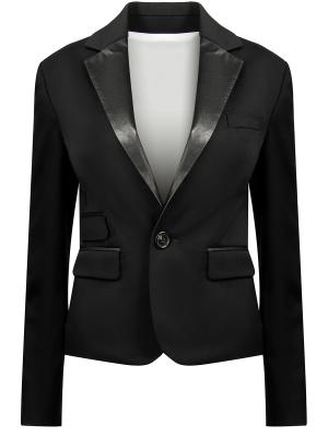 Шерстяной пиджак DSQUARED2. Цвет: черный