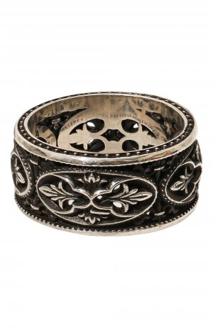 Серебряное кольцо Акантус GL Jewelry. Цвет: серебряный