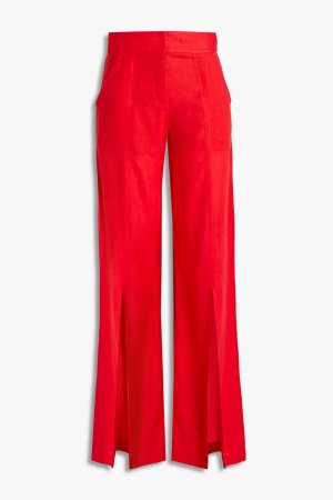 Расклешенные брюки Nora из смесового льна , красный Vix Paula Hermanny