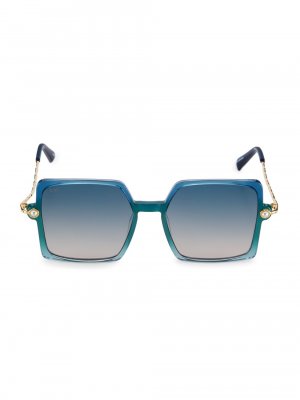 Квадратные солнцезащитные очки Moxie 54 мм For Art's Sake, синий Art's Sake
