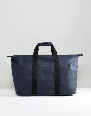 Темно-синяя дорожная сумка 1286 Rains. Цвет: темно-синий