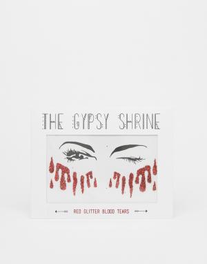 Стикеры с блестками в виде крови The Gypsy Shrine. Цвет: мульти