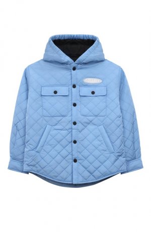 Утепленная куртка Dsquared2. Цвет: голубой