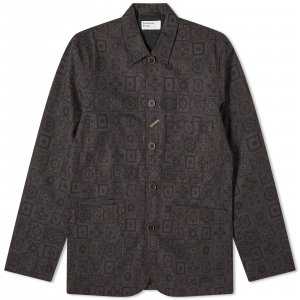 Куртка Japanese Printed Twill Bakers, черный Universal Works