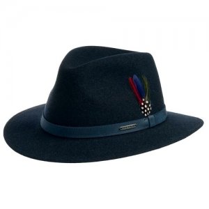 Шляпа, размер 62/63, серый STETSON. Цвет: серый