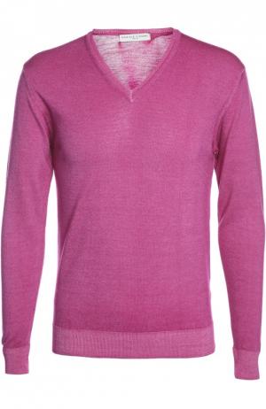 Пуловер вязаный Daniele Fiesoli. Цвет: фиолетовый