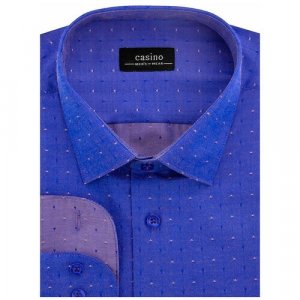 Рубашка , размер 174-184/39, синий Casino. Цвет: синий