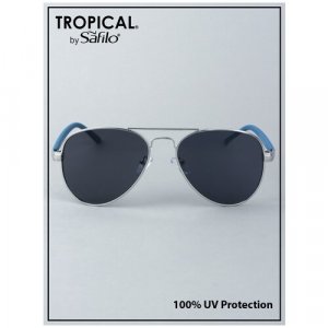 Солнцезащитные очки , серебряный Tropical. Цвет: серебристый/серебряный
