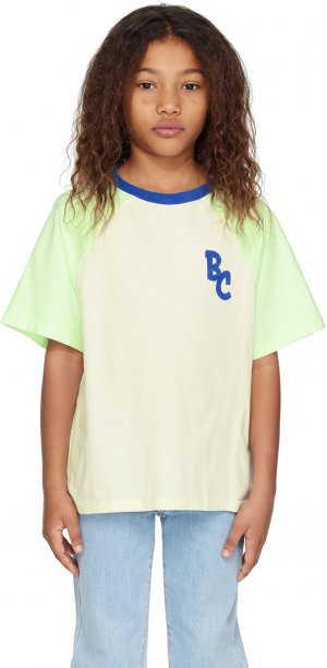 Детская футболка Off-White с цветными блоками, 8–9 лет Bobo Choses