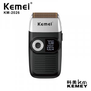 Электробритва KM-2026 компактная с LCD-дисплеем Kemei