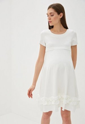 Платье Feeclot. Цвет: белый