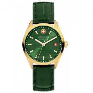Наручные часы Land SMWLB2200211, зеленый, золотой Swiss Military Hanowa. Цвет: зеленый