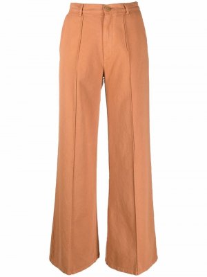 Широкие брюки Forte. Цвет: оранжевый