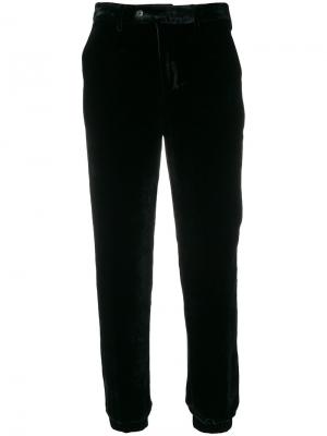 Укороченные прямые брюки Pt01. Цвет: чёрный