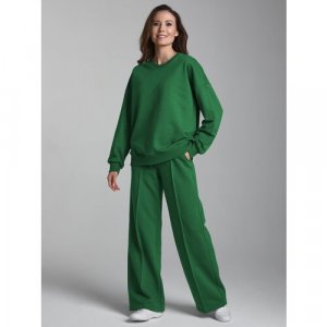 Костюм , брюки, спортивный стиль, размер 52, зеленый Addic. Цвет: фиолетовый/лаванда
