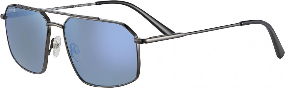Солнцезащитные очки Wayne , цвет Shiny Dark Gunmetal/Mineral Polarized 555nm Blue Serengeti