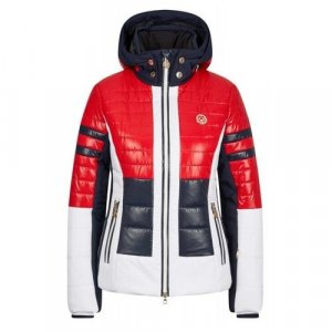 Куртка , размер EUR:34, красный, белый Sportalm. Цвет: белый/красный/белый-красный