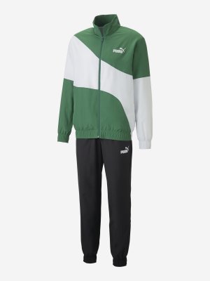 Спортивный костюм мужской , Зеленый PUMA. Цвет: зеленый