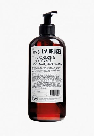 Жидкое мыло La Bruket 073 MORK VANILI/DARK VANILLA, 450 мл. Цвет: прозрачный