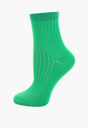Носки Yula. Цвет: зеленый