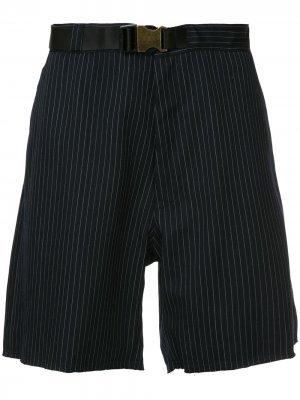 Striped casual shorts Facetasm. Цвет: синий