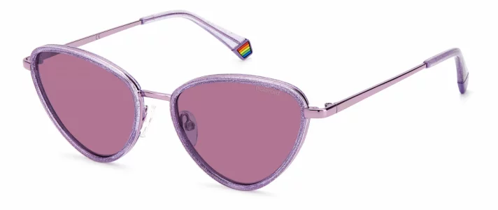 Солнцезащитные очки женские PLD 6148/S/X фиолетовые Polaroid