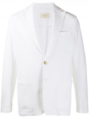 Фактурный пиджак Altea. Цвет: белый