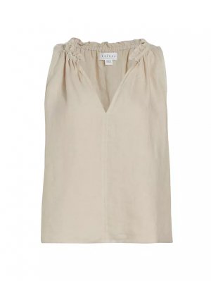 Льняная блузка без рукавов Zoey Velvet By Graham & Spencer, цвет sand Spencer