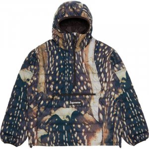 Пуловер Micro Down Half Zip Hooded, мультиколор Supreme