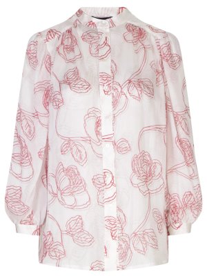 Блуза из модала RE VERA. Цвет: розовый