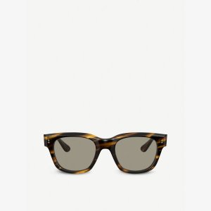 OV5433U Солнцезащитные очки Shiller в квадратной оправе из ацетата , коричневый Oliver Peoples