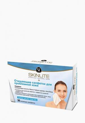 Салфетки для снятия макияжа Skinlite проблемной кожи, 30 шт. Цвет: прозрачный