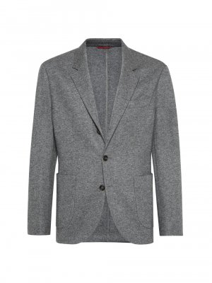 Пиджак из кашемирового джерси с накладными карманами , серый Brunello Cucinelli