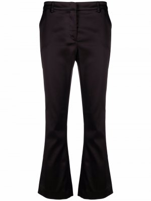 Расклешенные брюки строгого кроя Pt01. Цвет: коричневый