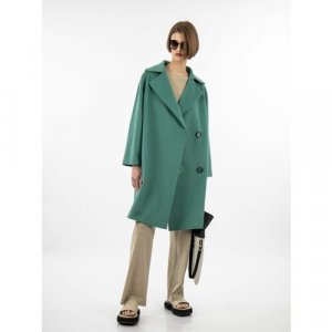 Пальто , размер 46-48, зеленый ЭНСО. Цвет: зеленый/мятный
