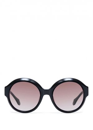 Екатерина 6873 1 круглые черные женские солнцезащитные очки Gigi Studios