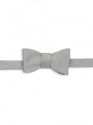 Плетеный галстук-бабочка , серый Paul Stuart