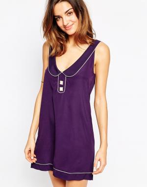 Пляжное платье в стиле ретро Riviera Huit. Цвет: majestic violet (фио