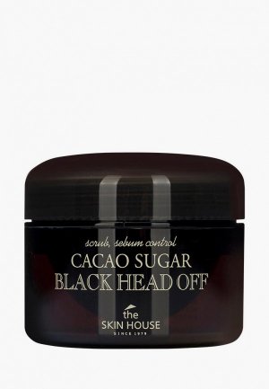 Скраб для лица The Skin House против черных точек с коричневым сахаром и какао, 50 г. Цвет: коричневый