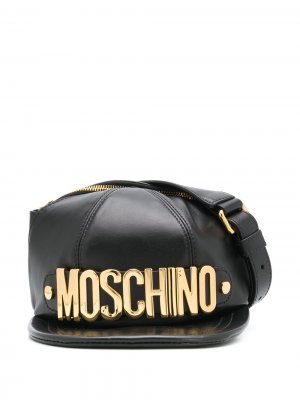 Поясная сумка в форме кепки Moschino. Цвет: черный